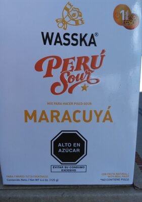 Pisco sour mix maracuya